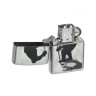 207 Зажигалка ZIPPO HOCKEY Хоккеист, латунь/сталь с покрытием Street Chrome, серебристый