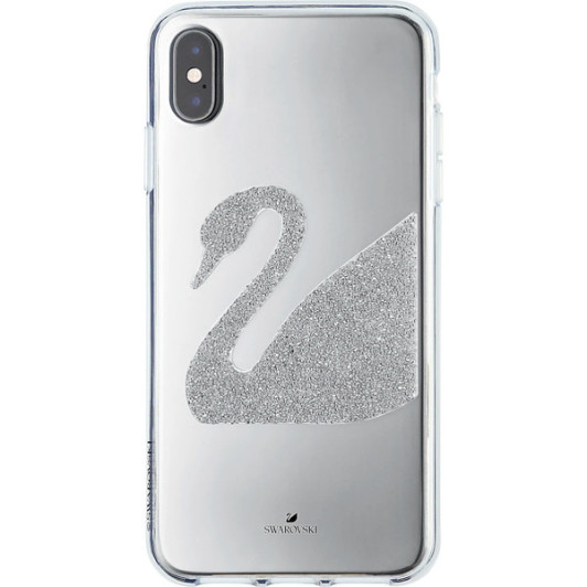 Swarovski 5507383 SWAN FABRIC SILVER: чехол д/тел IPXSMSIS