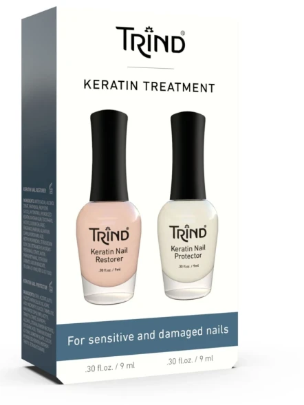 Набор для ногтей (Keratin Restorer 9 мл + Keratin Protecor 9 мл) / Keratin Treatment Set