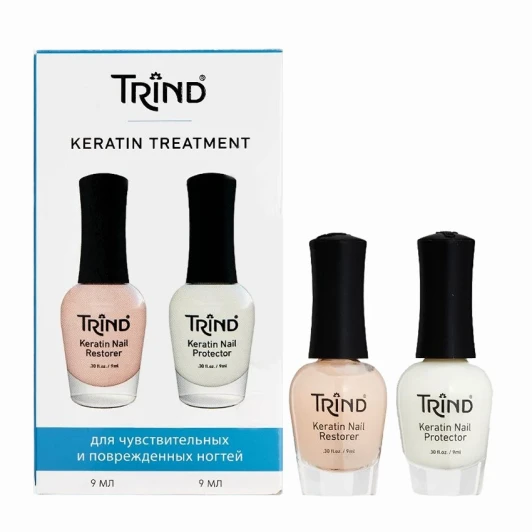 Набор для ногтей (Keratin Restorer 9 мл + Keratin Protecor 9 мл) / Keratin Treatment Set