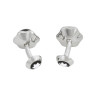 Montblanc 00106670 запонки сталь оникс кабошон