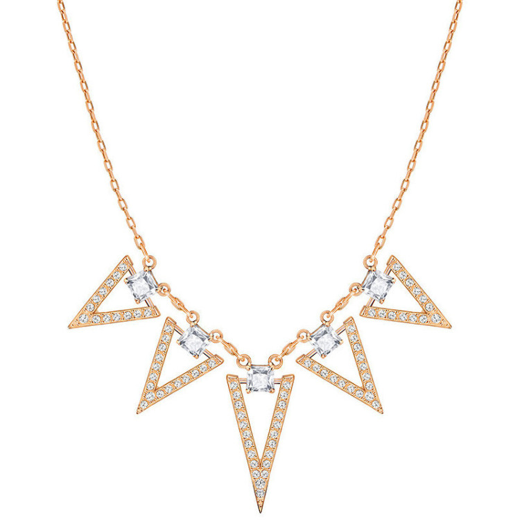 Swarovski Ожерелье FUNK:NECKLACE LRG CZWH/CRY/ROS 5241273