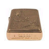 20854 Зажигалка ZIPPO Eagles, латунь/сталь с покрытием Brushed Brass, золотистый