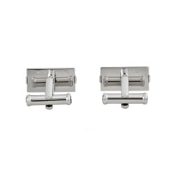Montblanc 00109513 Запонки прямоуг сталь перлам