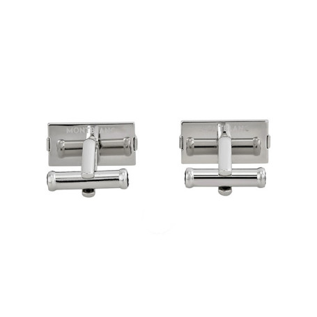 Montblanc 00109513 Запонки прямоуг сталь перлам