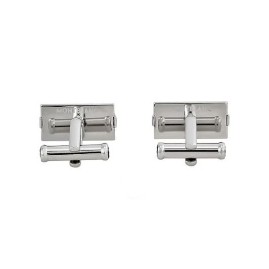 Montblanc 00109513 Запонки прямоуг сталь перлам