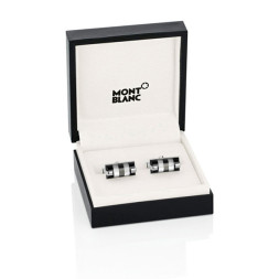 Montblanc 00109513 Запонки прямоуг сталь перлам