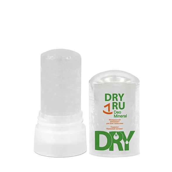 Дезодорант минеральный для всех типов кожи / Dry Ru Deo Mineral 60 гр