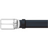 Montblanc 00118419 Ремень прямоуг стальн пряж син
