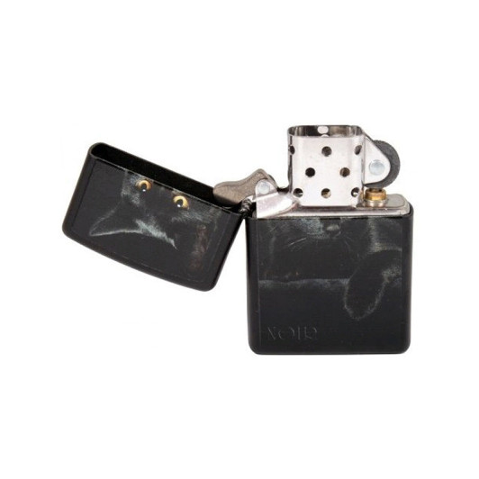 218 CAT Зажигалка ZIPPO Чёрная кошка, латунь/сталь с покрытием Black Matte, черный