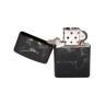 218 CAT Зажигалка ZIPPO Чёрная кошка, латунь/сталь с покрытием Black Matte, черный