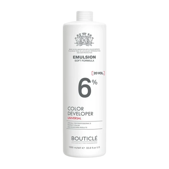 Оксидант-лосьон 6% / Bouticle color developer 1000 мл