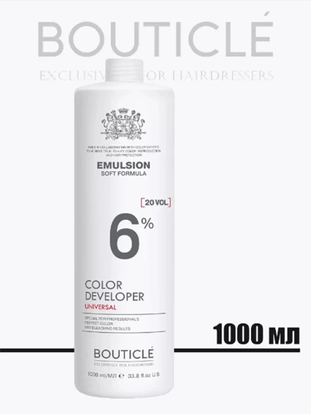 Оксидант-лосьон 6% / Bouticle color developer 1000 мл