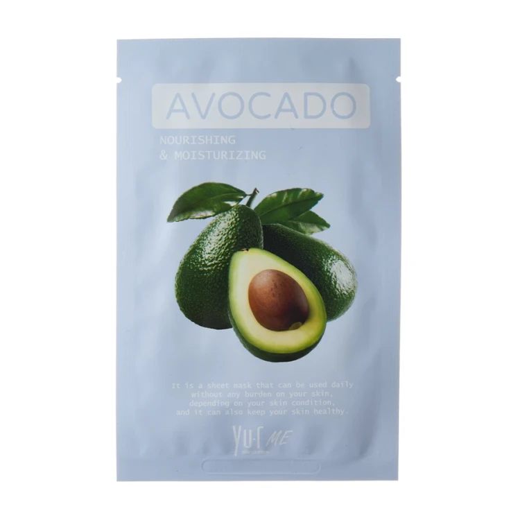 Маска для лица с экстрактом авокадо / YU.R ME Avocado Sheet Mask 25 гр