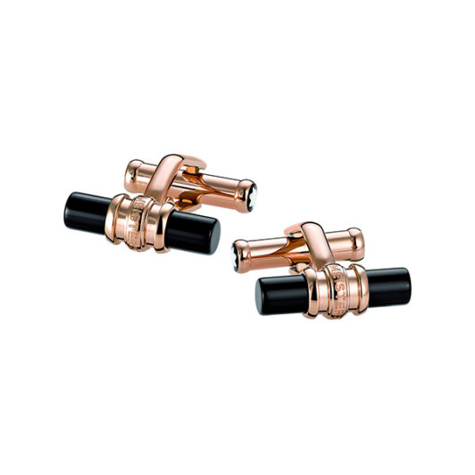Montblanc 00111310 Запонки сталь роз зол