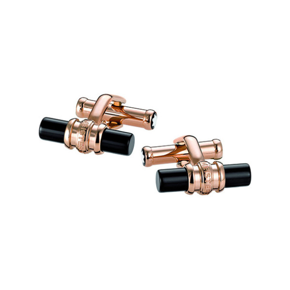 Montblanc 00111310 Запонки сталь роз зол
