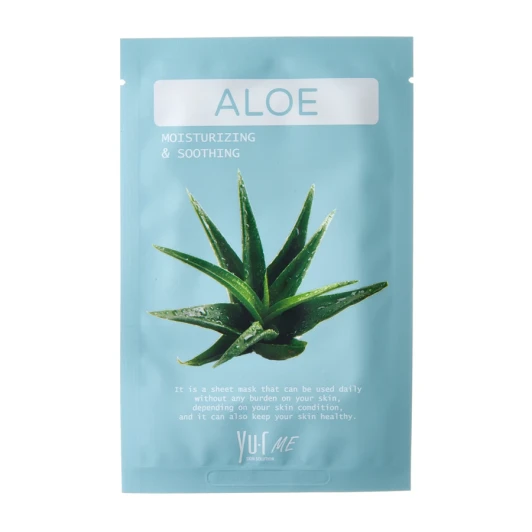 Маска для лица с экстрактом алоэ / YU.R ME Aloe Sheet Mask 25 гр