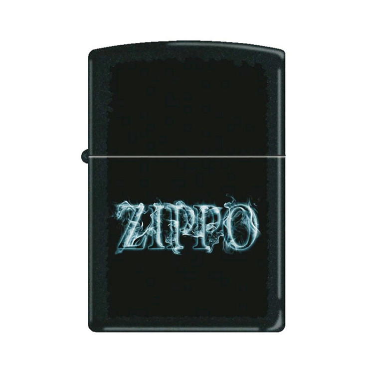 218 Зажигалка ZIPPO SMOKING ZIPPO, латунь/сталь с покрытием Black Matte, черный