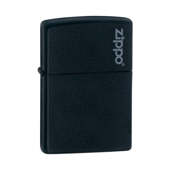 218ZL Зажигалка ZIPPO Classic, латунь/сталь с покрытием Black Matte, чёрная