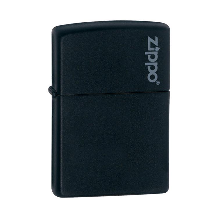 218ZL Зажигалка ZIPPO Classic, латунь/сталь с покрытием Black Matte, чёрная