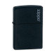 218ZL Зажигалка ZIPPO Classic, латунь/сталь с покрытием Black Matte, чёрная