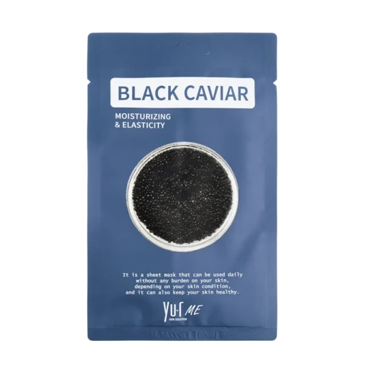 Маска для лица с экстрактом черной икры / Yu.r Me Black Caviar Sheet Mask 25 гр