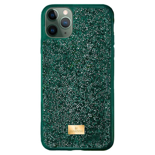 Swarovski 5592045 GLAM ROCK: чехол д/телеф IP20 GREEN
