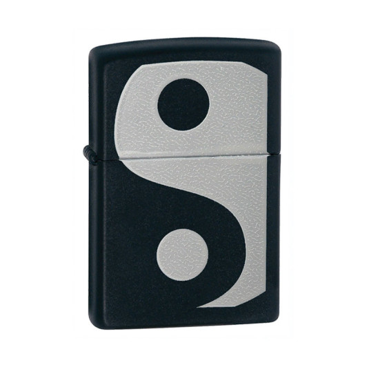 24472 Зажигалка ZIPPO Classic, латунь/сталь с покрытием Black Matte, черный