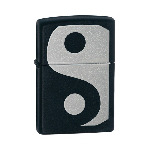 24472 Зажигалка ZIPPO Classic, латунь/сталь с покрытием Black Matte, черный
