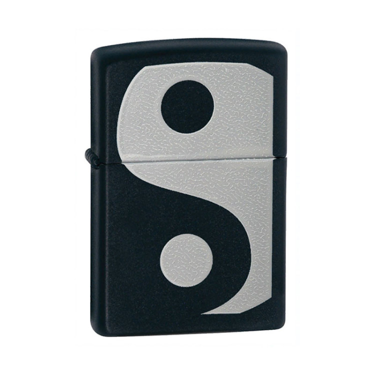 24472 Зажигалка ZIPPO Classic, латунь/сталь с покрытием Black Matte, черный