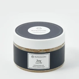 Скраб парфюмированный, персик, ландыш, сандал / Joy MiPASSiON 250 мл