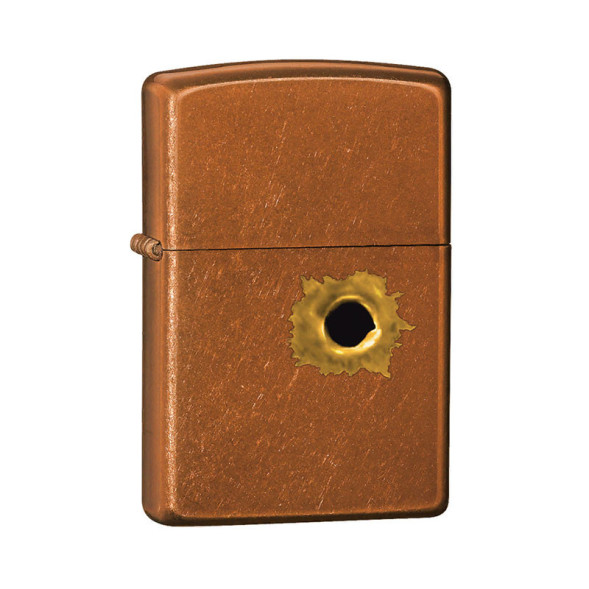 24717 Зажигалка ZIPPO Bullet, латунь/сталь с покрытием Toffee™, медный