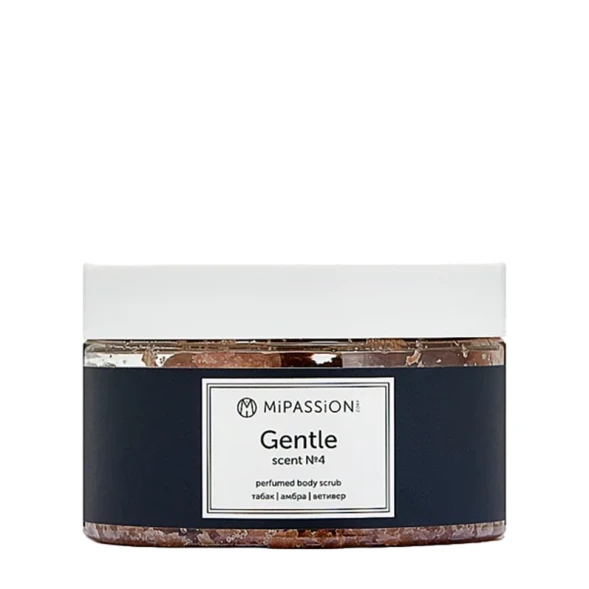 Скраб парфюмированный, табак, амбра, ветивер / Gentle MiPASSiON 250 мл