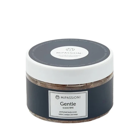 Скраб парфюмированный, табак, амбра, ветивер / Gentle MiPASSiON 250 мл