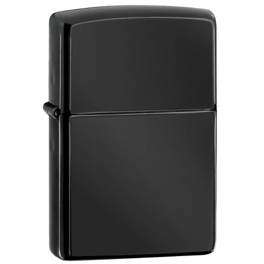 24756 EbonyЗажигалка ZIPPO Classic, латунь/сталь с покрытием Ebony™, черный