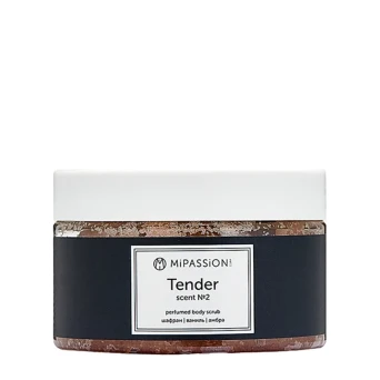 Скраб парфюмированный, шафран, ваниль, амбра / Tender MiPASSiON 250 мл