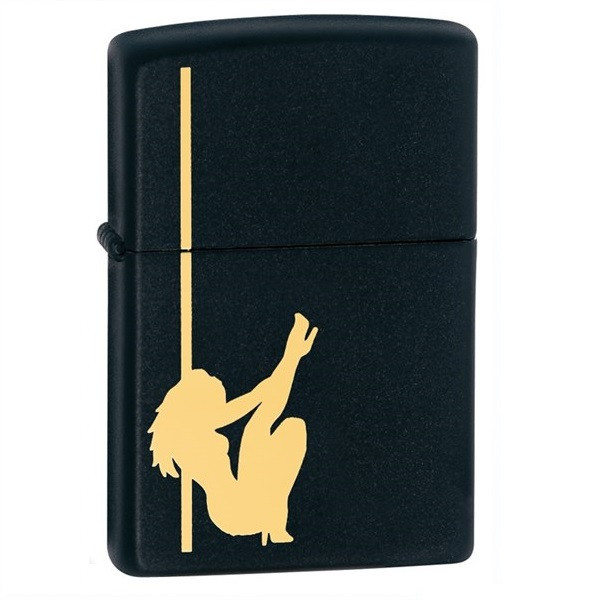 24892 Зажигалка ZIPPO Classic, латунь/сталь с покрытием Black Mattee, УЦЕНКА