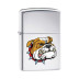 250 Зажигалка ZIPPO MEAN DOG, латунь/сталь с покрытием High Polish Chrome, серебристый