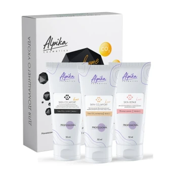 Набор неинвазивной карбокситерапии для кожи лица и тела / Alpika ANTI AGE Skin CO2MFORT Home 3*50 мл