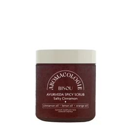 Скраб пряный для тела Солёная корица / BISOU Aromacologie 250 мл