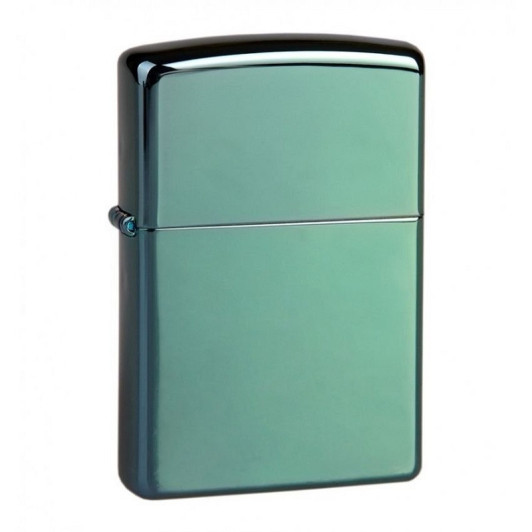 28129 Зажигалка ZIPPO Classic, латунь/сталь с покрытием Chameleon, зелёный