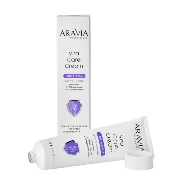 Вита-крем для рук и ногтей защитный с пребиотиками и ниацинамидом / Vita Care Cream 100 мл