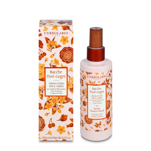 Крем-флюид увлажняющий для тела / Berries Flowers Wood Fluid Body Cream 200 мл