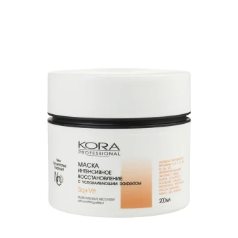 Маска интенсивное восстановление с успокаивающим эффектом / KORA PROFESSIONAL 200 мл