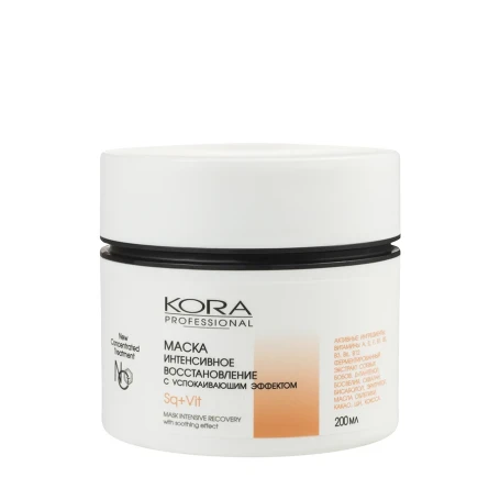 Маска интенсивное восстановление с успокаивающим эффектом / KORA PROFESSIONAL 200 мл