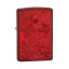 28339 Зажигалка ZIPPO Classic, латунь/сталь с покрытием Candy Apply Red, красный