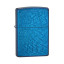 28341 Зажигалка ZIPPO Diamond Plate, латунь c покрытием Cerulean™, синий