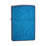 28341 Зажигалка ZIPPO Diamond Plate, латунь c покрытием Cerulean™, синий