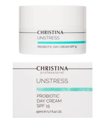 Крем дневной с пробиотическим действием SPF 15 / Pro-Biotic Day Cream Unstress 50 мл