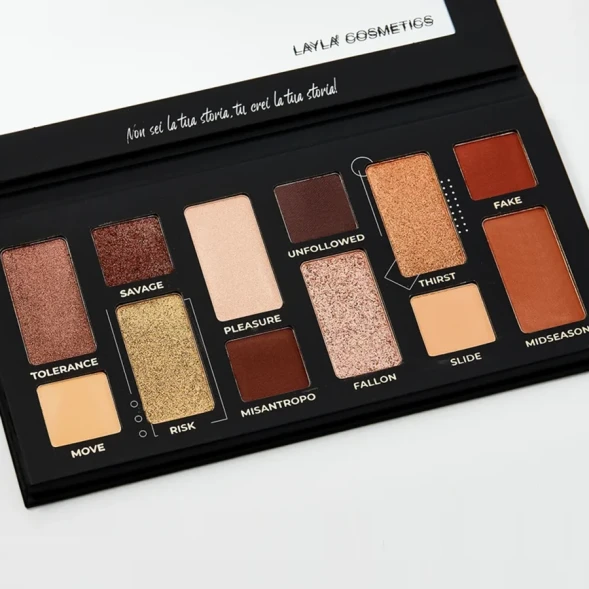 Палитра теней для глаз, Redemption / Layla Cosmetics 16,2 гр